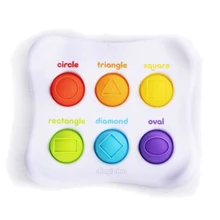 Іграшка сенсорна Колір Форма Назва Fat Brain Toys Dimpl Duo Брайль (F208EN): Тип прочее