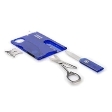 Мультитул Victorinox Swisscard Lite 82х54х4мм/13предметов/синий-прозрачный (0.7322.T2): Тип Карта