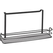 Полиця підвісна Metaltex 34x11x17 см чорна покриття Touch-Therm Origin Lava (401103): Тип Полиця