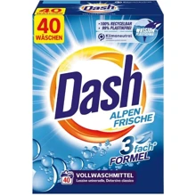 Порошок для стирки универсальный Dash Alpen Frische 40 циклов стирки 2.6 кг (4012400500758): Вид стирки Автоматическая