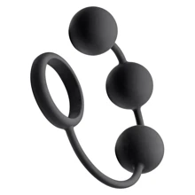 Анальные шарики Tom of Finland Silicone Cock Ring with 3 Weighted Balls: Для кого Унисекс