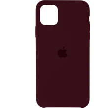 Чохол для iPhone ArmorStandart Silicone Case Plum для iPhone 11 (ARM62134): Колір бордовый