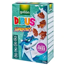 Печенье Gullon Dibus sharkies без глютена, 250г: Вес нетто 250 г
