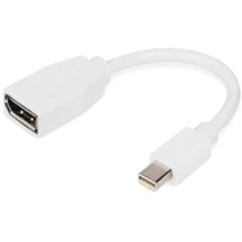Адаптер Digitus Adapter miniDisplayPort to miniDisplayPort 15cm White (DB-340405-001-W): Колір белый