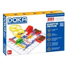 Конструктор электронный DOKA 201 схема (D70706): Рекомендуемый возраст от 8 лет