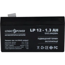 LogicPower LPM 12В 1.3 Ач (4131): Тип Аккумулятор