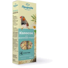 Лакомство для экзотических птиц Природа Колосок луговые травы 140 г (4820157400548): Вид корма Лакомства