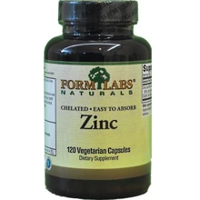 Form Labs Chelated Zinc 15 mg 120 caps: Форма выпуска Капсулы