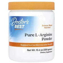 Doctor's Best, Pure L-Arginine Powder, 10.6 oz (300 g) (DRB-00374): Тип Аргинин