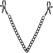 Зажимы для сосков Bedroom Fantasies Nipple Clamps with Chain - Black: Производитель Bedroom Fantasies