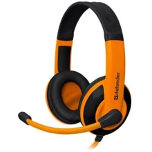 Наушники Defender Warhead G-120 Black/Orange (64099): Тип конструкции полноразмерные