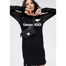 Платье KangaROOS 241999 38-40 черное спортивное до середины бедра: Состав Хлопок