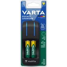 Varta Pocket Charger + 4AA 2100 mAh NI-MH (57642101451): Производитель VARTA