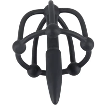 Уретральна вставка з клітинкою для голівки Orion Penis Plug With Glans Cage: Виробник Orion