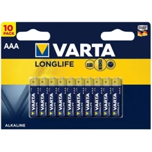 Varta AAA Longlife Alkaline 10шт (04103101461): undefined undefined
