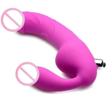 Royal Rider Vibrating Silicone Strapless Strap On Dildo - страпон, 21.5x3.8 см: Для кого Для пары