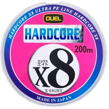 Duel Hardcore X8 200m 9kg 0.171mm Multicolor # 1: Тип Шнур