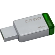 USB-флешка Kingston 16GB DataTraveler 50 USB 3.0 Metal/Green (DT50/16GB): Стандарт USB USB 3.0
