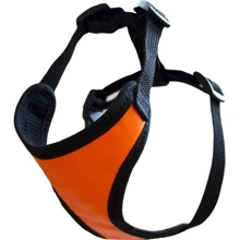 Шлея кожаная и сетка Lucky Pet №0 16-19x20-33 см оранжевая (4820224218892): Производитель Lucky Pet