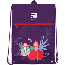 Сумка для взуття з кишенею Kite Время и Стекло (VIS601L-1): Стать унісекс