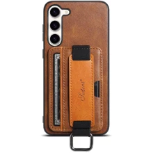 Чехол для телефонов Epik Leather Case Wallet and Straps Brown for Samsung A245 Galaxy A24 4G: Совместимость Samsung A245 Galaxy A24 4G