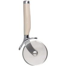 Нож для пиццы KitchenAid Coreline 22.7 см кремовый (KAG113OHACE): Лезвие Нержавеющая сталь