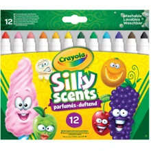Набір фломастера Crayola Silly Scents широка лінія (washable) з ароматом 12 шт. (58-8337): Тип Смываемые