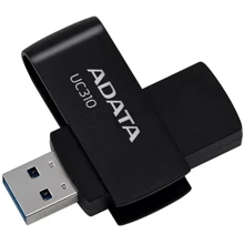 USB-флешка ADATA 128GB UC310 USB 3.2 Black (UC310-128G-RBK): Стандарт USB USB 3.2