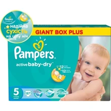 PAMPERS Active Baby-Dry Junior 87 (11-18 кг): undefined undefined