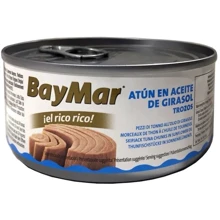 Тунец в подсолнечном масле BAY MAR Atun en aceite de girasol, 160 г: Вес нетто 160 г