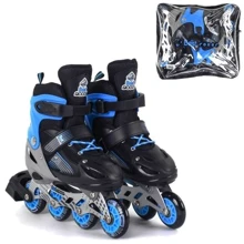 Ролики Mic Best Roller с подсветкой S голубой (20045-S): Цвет голубой