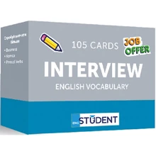 Interview English Vocabulary. 105 Cards. Картки для вивчення англійської: Производитель English Student