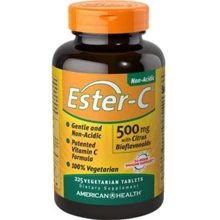 American Health Ester-C 500 mg с цитрусовыми биофлавоноидами 225 вегетарианских таблеток: Тип Витамин C
