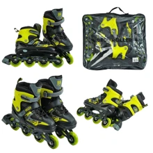 Раздвижные ролики Best Roller колеса PU 27300-М (34-37) Желтые: Цвет желтый