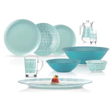 Столовий сервіз Luminarc Simply Fantasia Turquoise 46 пр. (N6248): Кількість персон 6