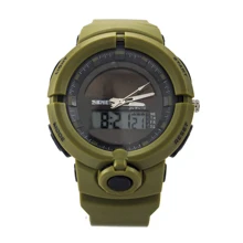 Наручний годинник Skmei 1275 Army Green: Стиль спортивний