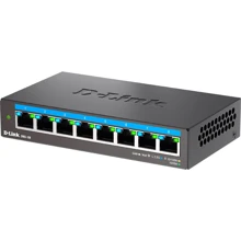 Сетевой коммутатор D-Link DMS-108/E: Порты только Gigabit Ethernet (10/100/1000)