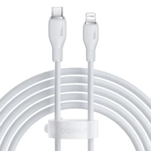Кабель Baseus Cable USB-C to Lightning Pudding Series Fast Charging Cable 20W 2m White (P10355701221-01): Тип USB-C - Lightning