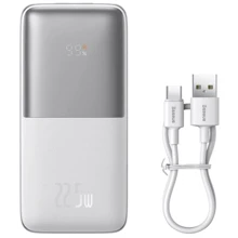 Зовнішній акумулятор Baseus Power Bank 20000mAh Bipow Pro Digital Display PD 22.5W White (PPBD030002): Кількість USB 3
