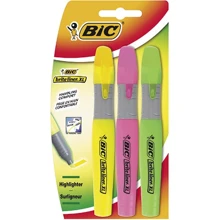 Набір текстових маркерів 3 шт BIC Bright Liner XL 1.7-5.1 мм Кольоровий: Тип Текстовиделітелі