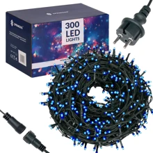 Гирлянда уличная (наружная) Springos 18 м 300 LED CL0327 Blue: Тип Линейная