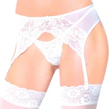 Пояс для чулок SoftLine Garterbelt 3317, S/M (white): Для кого Для женщин