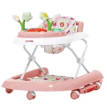 Ходунки Carrello Fiore 3 в 1 ходунки, качели, каталка (CRL-9606 Rose): Цвет розовый