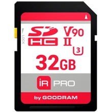 Карта пам'яті GOODRAM 32GB IRDM PRO SDXC V90 UHS-II U3 (IRP-S9B0-0320R11): Тип карти SDXC