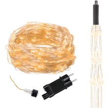 Гирлянда (конский хвост) Springos 2 м 300 LED CL0093 Warm White: Тип Бахрома
