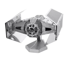 Металлический 3D конструктор Fascinations Истребитель Star Wars Darth Vader&aposs TIE, MMS253: Производитель Fascinations