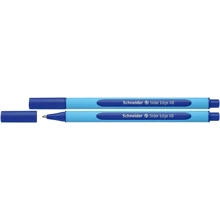 Комплект ручек масляных Schneider SLIDER EDGE ХВ синих, 10 штук (S152203): undefined undefined