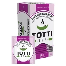 Чай TOTTI черный Earl Grey Majestic Эрл Грей 25х2 г пакетированный (8719189233186): undefined undefined