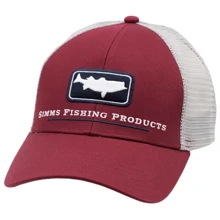 Бейсболка Simms Icon Trucker Striper Rusty Red бордовая (13031-614-00): Производитель Simms