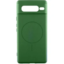 Чехол для телефонов Lakshmi Case Silicone Cover Full Camera MagFit Dark Green for Google Pixel 7 Pro: Совместимость Google Pixel 7 Pro